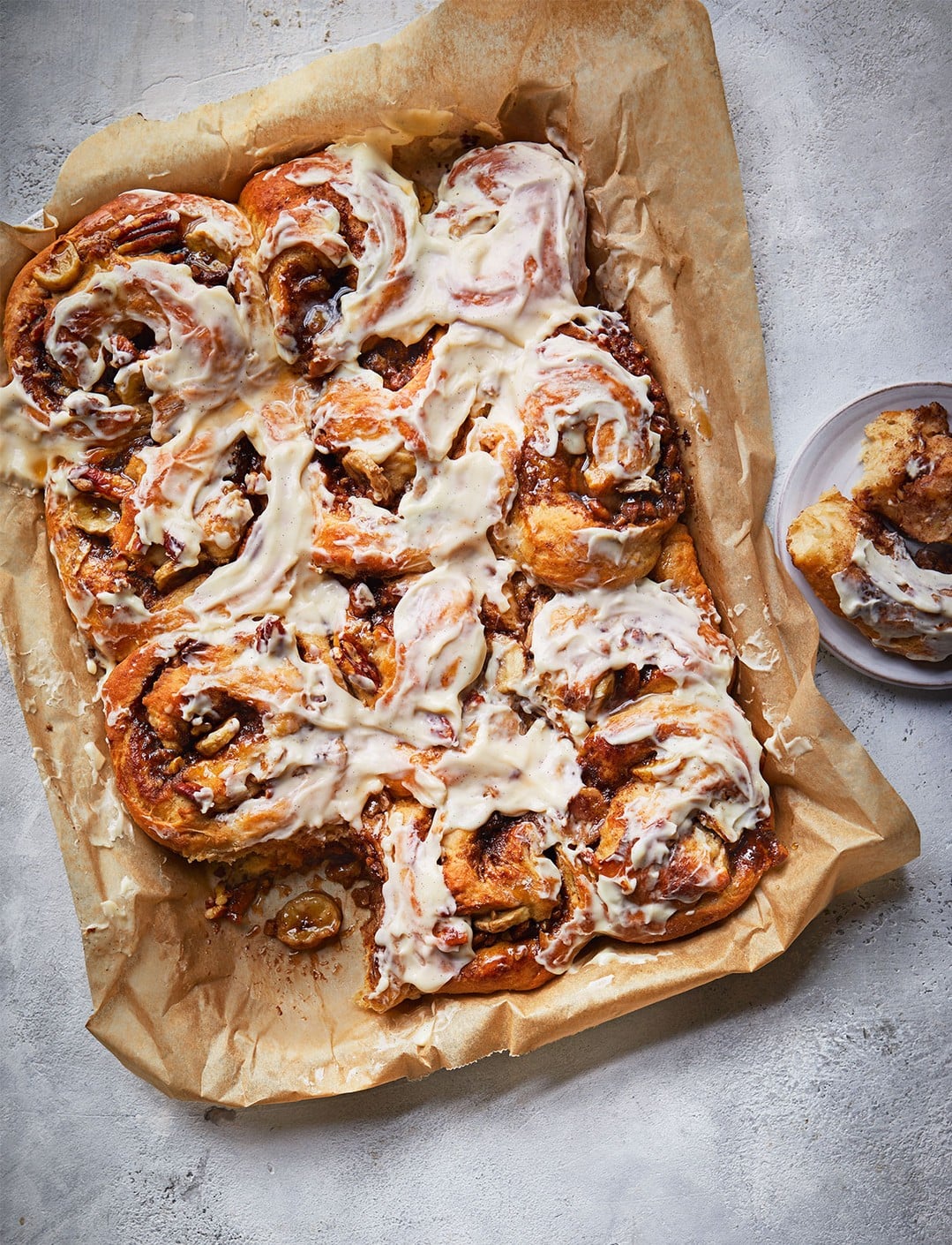Banana Bread Cinnamon Rolls