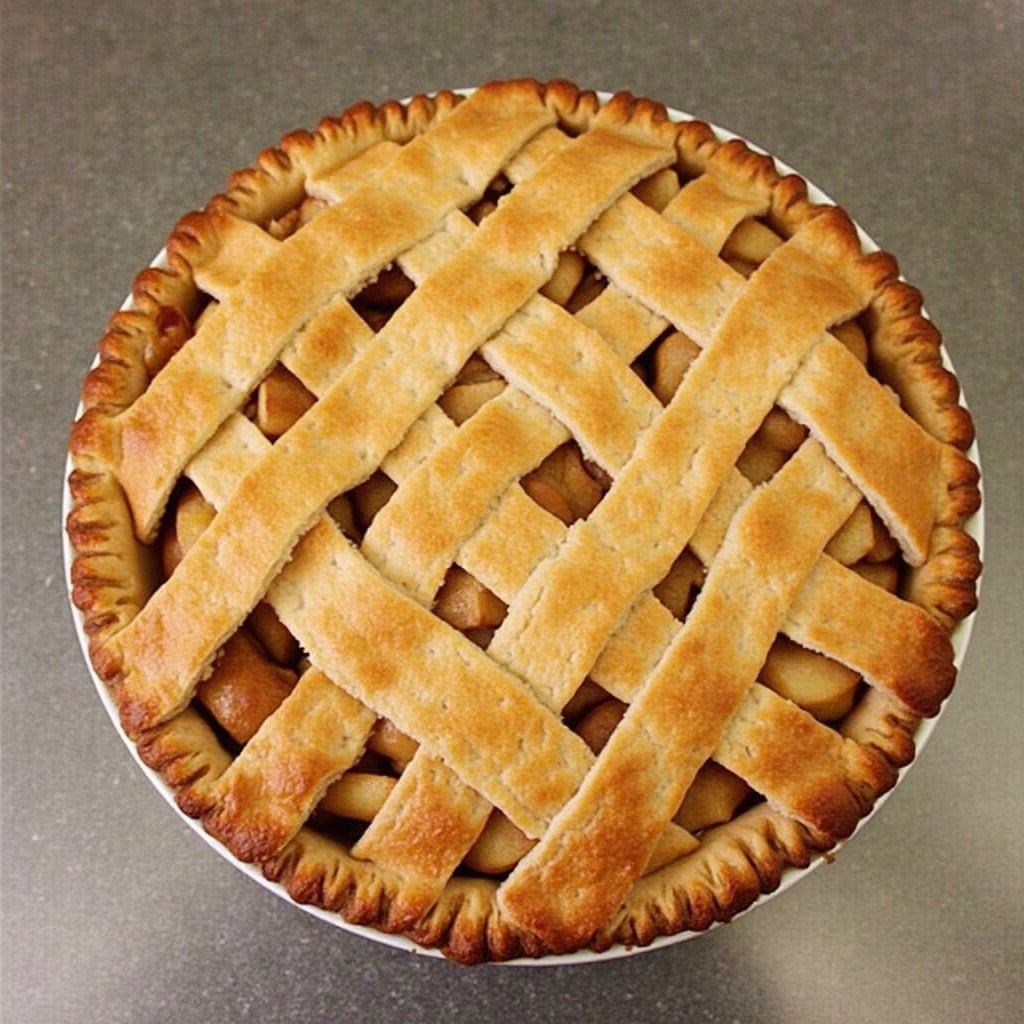Classic Homemade Apple Pie With Buttery Crust
