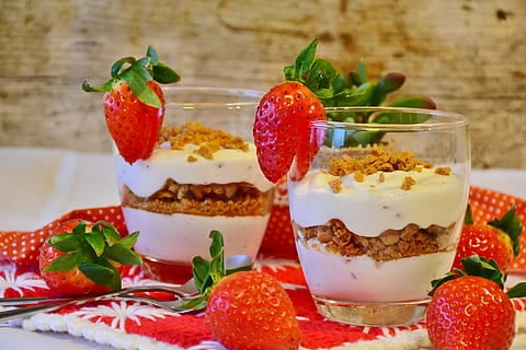 Strawberry Yogurt Dessert