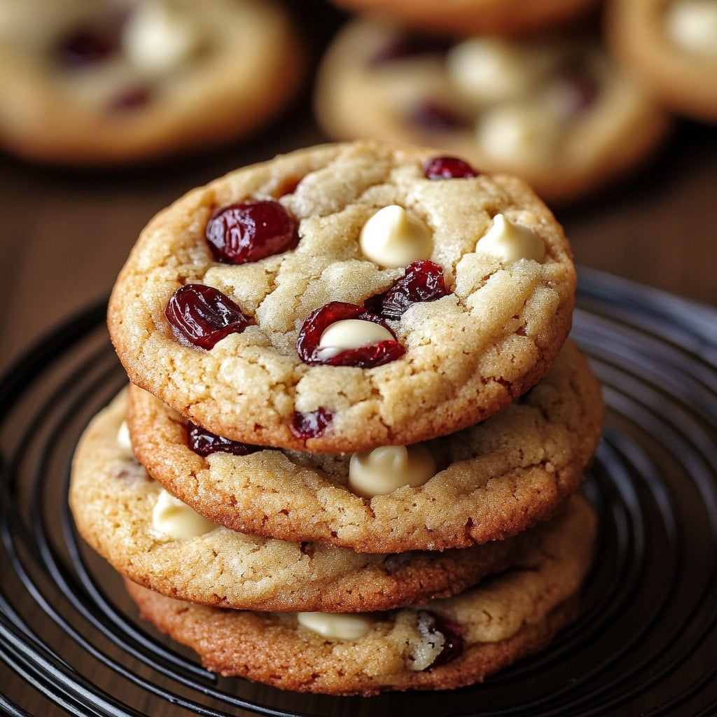 White Chocolate Cranberry Cookies